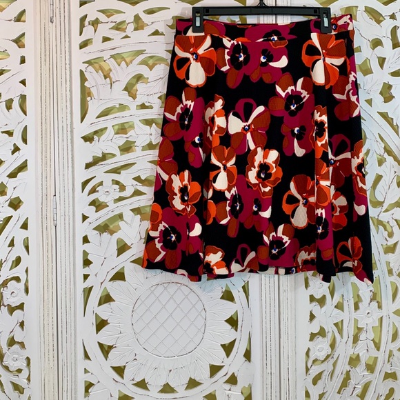 Beige by eci Dresses & Skirts - ECI Floral Retro A-line Skirt